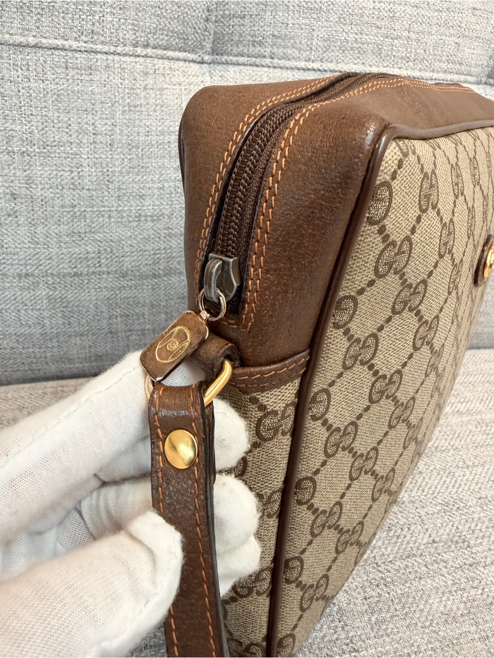 Gucci GG Monogram Accessory Collection Wristlet Clutch - Picture 8 of 16